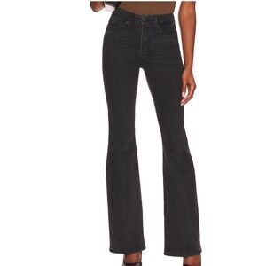 Good American Black Flare Jeans